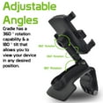 thumbnail image 3 of Cellet Multipurpose Spring Clip Phone Holder, Dashboard, Sun Visor & Rear View Mirror Clip Mount with Heavy Duty Spring Base, 360° Cradle Rotation, 3 of 12