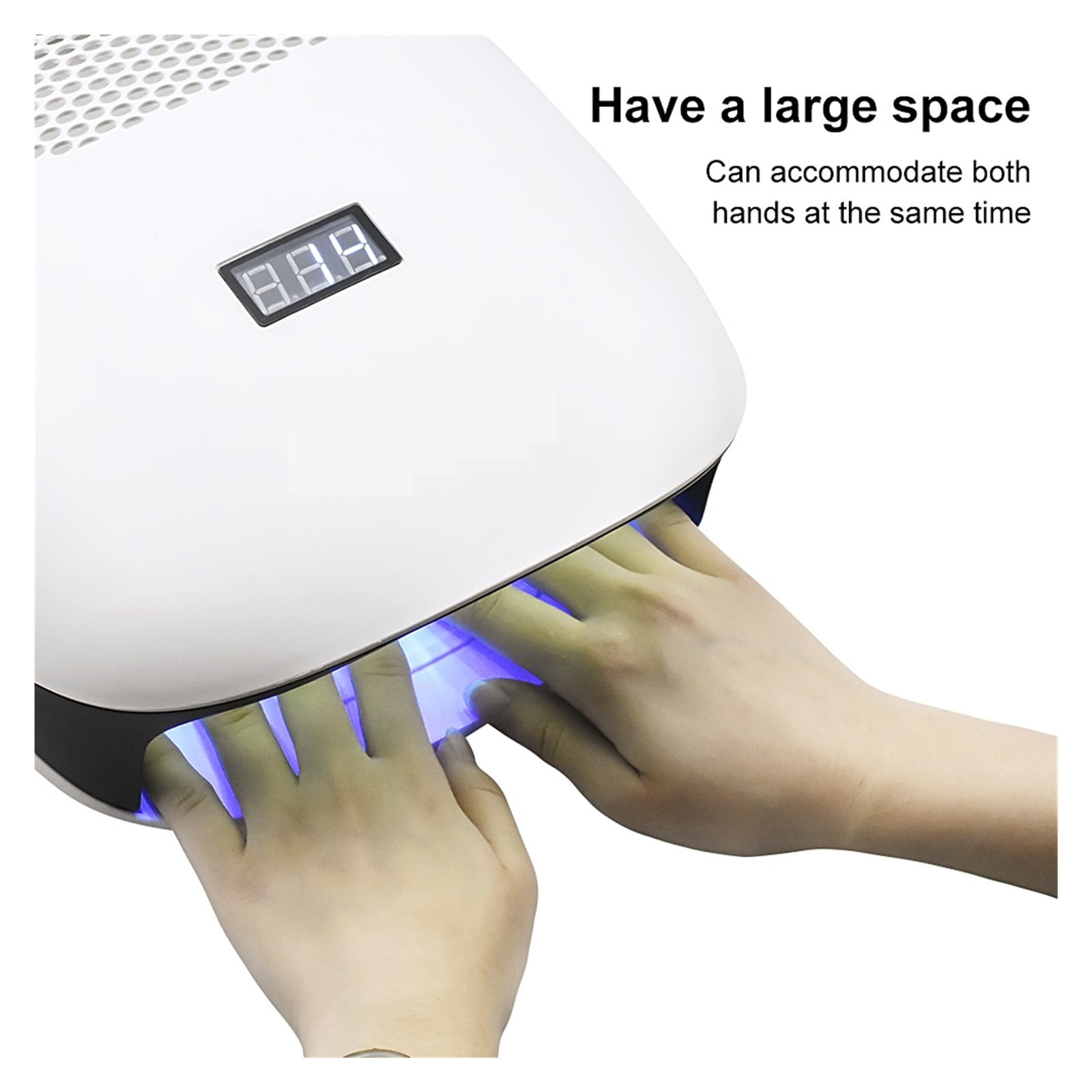 Nail Dust Vacuum, 140W 3-IN-1Multifunction Nail Dust Vacuum Cleaner Electric Nail Drill UV LED Nail Lamp Manicure Machine For Nail Salon Too ,Powerful Suction