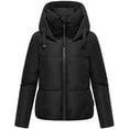 thumbnail image 4 of Marikoo Women’s Cropped Puffered Winter Jacket with Hood - Teddy Lining - Water-Repellent - Ninikaa, 4 of 8
