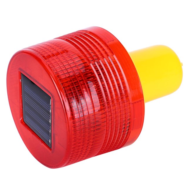 Lampe d'Alarme d'Urgence Solaire LED, Lumière Rouge pour Bateau