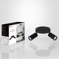 thumbnail image 3 of Xtricity 2 Spotlight Ceiling Fixture with GU10 Bulb Base, Black Finish Steel, Multi-Directional Round Swivel Light Heads, 3 of 3