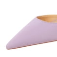 thumbnail image 5 of Women Pointed Toe High Heel Stiletto Pumps 7CM Satin Cut-Out Wedding Evening Party Court Shoes, 5 of 7
