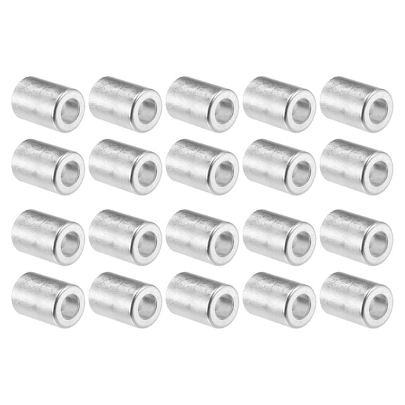 Unique Bargains 20pcs Car Aluminum Air Conditioner Pipe Joint Fitting Sleeve 14mm 22mm Hole Dia