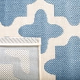 thumbnail image 6 of SAFAVIEH Courtyard Amanda Geometric Indoor/Outdoor Area Rug, 6'7" x 9'6", Blue/Beige, 6 of 10