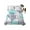 Dark Blue Teal Grey, variant on Purple Gray Coral Coastal Flat Sheets Only King Size, Soft Breathable Bed Top Sheets for Mattress, Summer Beach Seaside Nautical Luxury Bedding Flat Sheets for Home Hotel Bedroom Bed Protection