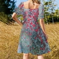 thumbnail image 4 of Disintegration Sleeveless Dress Elegant gown womans clothing, 4 of 7