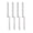 Wrinkles white, variant on GIMMYFIVE Heavy Duty Fence Post Repair Kit, 11GA Steel Ground Anchor Stakes for Leaning or Broken Wood Posts