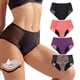 thumbnail image 2 of Ropa interior sexy con estampado de leopardo, ropa interior menstrual absorbente de 4 capas, ropa interior menstrual para mujer a prueba de fugas, 2 of 6