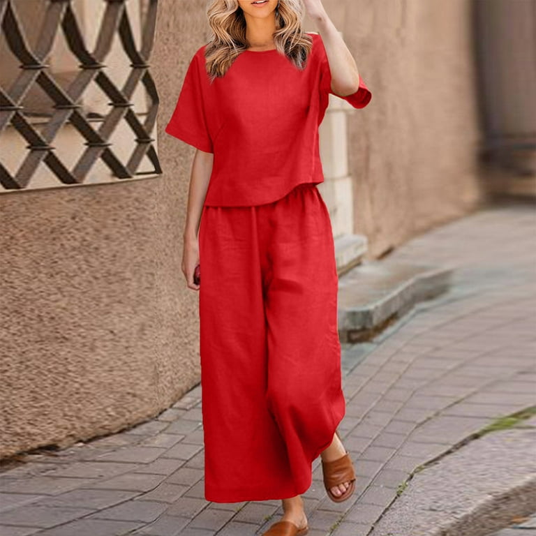 Women Two Piece Outfits Casual Summer