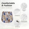 thumbnail image 4 of Balery Antique Vintage Teapot Coffee Grinder Pantalones cortos deportivos para mujer con forro y dos bolsillos, elásticos, para entrenamiento, gimnasio, yoga-Medium, 4 of 7