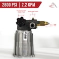 thumbnail image 2 of OEM AR 3/4" Shaft 2800 PSI PRESSURE WASHER PUMP for Campbell Hausfeld PW2618, PW2420, 2 of 9