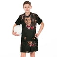 thumbnail image 6 of Kids Goosebumps Short Sleeve T-Shirt And Shorts Outfit Set Athletic Mesh Shorts Set for Boys, 6 of 7