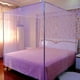 thumbnail image 4 of Tienda de campaña con mosquitera para cama individual | Toldo de malla de poliéster con apertura lateral | Cortina mosquitera transpirable | Protección para interiores y exteriores, dormitorio y, 4 of 6
