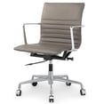 thumbnail image 2 of Meelano M346 Office Chair In White Italian Leather, 2 of 7