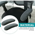 thumbnail image 2 of Armrest Slipcover Pads,Happon Office Rotating Chair Armrest Covers, Office Chair Arms Protector Stretchable for Desk Chair/Rotating Chair/Computer Chair (Dark Grey), 2 of 8