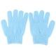 thumbnail image 1 of 2 pares de guantes exfoliantes de baño de cinco dedos para ducha, sauna, hombres y mujeres (azul), 1 of 5