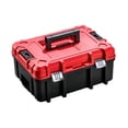 thumbnail image 3 of davian Wrench Storage Case Double Layer Portable Tool Box Hard Carry Case Organizer Impact Resistant PP Material Stackable Bin Suitable for Garage Home Works M, 3 of 8