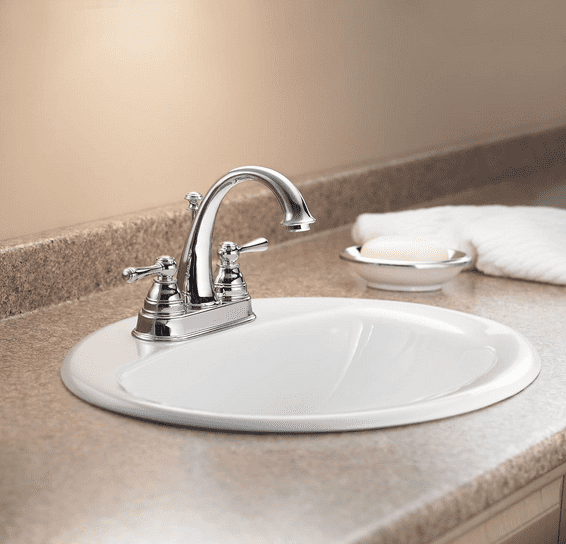 Moen Kingsley Chrome Two-Handle Bathroom Faucet