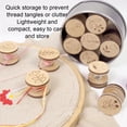 thumbnail image 4 of Spool Clips, 6PCS Small Lightweight Thread Holder Clips Stable and Non Slip with Case for Crossed Stitching Sewing, 4 of 7