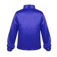 thumbnail image 2 of Moggemol Kids Boys Long Sleeve Shiny Sequins Shirts Latin Jazz Dancewear Stage Performance Dance Blue 140, 2 of 7