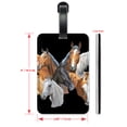 thumbnail image 2 of Wild Horses - Luggage ID Tags / Suitcase Identification Cards - Set of 2, 2 of 5