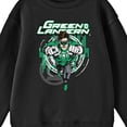 thumbnail image 7 of Green Lantern Flying Superhero Boy's Black Long Sleeve Shirt-XS, 7 of 7