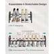 thumbnail image 4 of Zapatero Expandible SONGMICS de Estante 23x58-83x25 cm Negro, 4 of 8