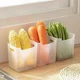 thumbnail image 5 of Cajas de almacenamiento para refrigerador, organizador de alimentos frescos, almacenamiento en frío, verduras, especias, contenedores de alimentos, cajas de cocina para el hogar, 5 of 5