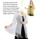 thumbnail image 4 of Minnieouse Bufanda brillante de lujo, chal para sombra de protección solar, hilo fino femenino, borla de encaje hueco largo, capas de boda, Ropa, zapatos y accesorios Miscelánea Amarillo, 4 of 6