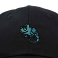 thumbnail image 2 of Dalix Chameleon Cap Embroidered Mens Cotton Dad Hat Baseball Hat in Black, 2 of 5