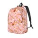 thumbnail image 1 of Disketp Pink Cockatoo Birds print Canvas Backpack Lightweight Travel Daypack Student Rucksack Laptop Backpack-, 1 of 5