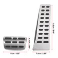 thumbnail image 2 of 1 Ajuste Coche Antideslizante Freno Gas Pie Pedal Pastillas, 2 of 6