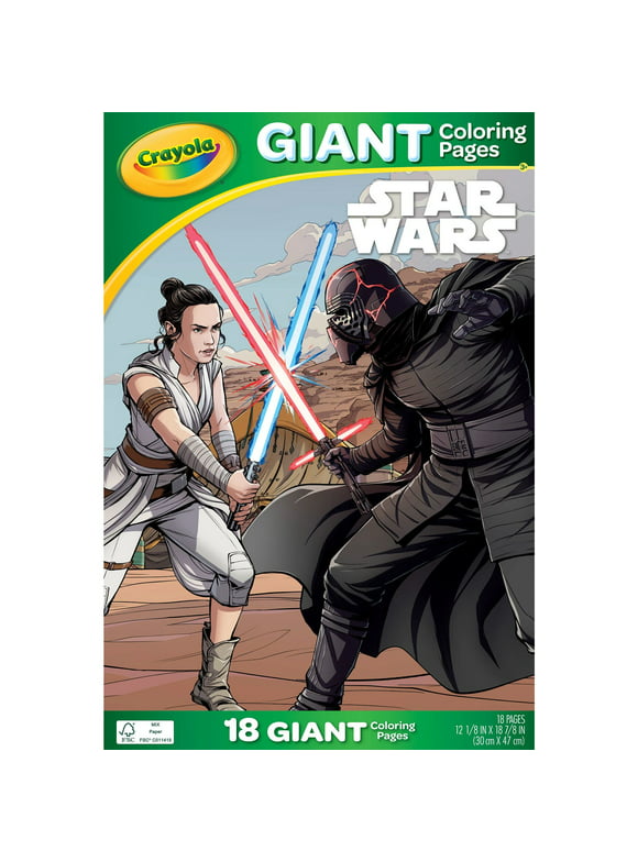 Crayola Star Wars Giant Coloring Pages, 18 Pages, Gifts for Boys & Girls