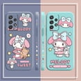 thumbnail image 4 of Case For Samsung Galaxy A91 A73 A72 A71 A53 A52 A51 A42 A33 AO3S 4G 5G Simple Liquid silicone Case Cartoon My Melody, 4 of 5