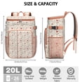 thumbnail image 3 of Travel Cooler Bag - Baseball Heart Pattern Camping Beer Cooler Backpack with Bottle Opener- Waterproof Insulated Picnic Backpacks - Cooler Bag for Beach, 3 of 6