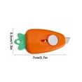 thumbnail image 3 of 10Pcs Mini Art Knife, Yrmaups Mini Art Knife for Paper Cutting, Carrot Shaped Cutter for Craft DIY, Portable Small Utility Knife for Office, Cute Carrot Knife for Opening Packages, Compact Craft, 3 of 8