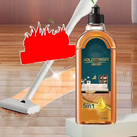 Multi-Effect Floor Cleaner for Ceramic, Wood, Vinyl & Laminate - Eco-Friendly Plant-Based Formula, Leaping Bunny Certified