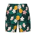 thumbnail image 4 of Lsque Mens Swim Trunks Tropical Fruit Pattern - Bathing Suit Compression Liner - Beach Swim Shorts Swimwear - (S-3XL) - Stretch Quick Dry -Large, 4 of 9