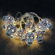 thumbnail image 1 of Xihbxyly Guirnalda de Luces de Calavera para Halloween, 10 Luces Led, Diseño Único de Cable Transparente, Decoración Navideña, Casa Embrujada, Ambiente Festivo, 165 Cm de Largo, Sin Pilas., 1 of 1