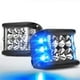 thumbnail image 1 of Luces LED de 36 W para autos y camionetas | Luces laterales con luz blanca y estroboscópica ámbar | Haz de 30 grados | Brillo de 4200 LM | Uso todoterreno y en vehículos de emergencia, 1 of 3