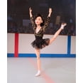 thumbnail image 3 of Barbie Inspiring Women Doll, Kristi Yamaguchi Collectible in 1992 Winter Olympics Costume, Sparkly Black and Gold Leotard and White Skates, 3 of 5