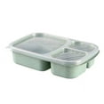 thumbnail image 2 of Dalrosia Bento Lunch Box Set Wheat Straw Meal Prep Food Storage Containers Plastic, Microwave and Dishwasher Safe, 2 of 8