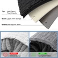 thumbnail image 5 of Smiry Luxury Chenille Bathroom Rugs, Extra Soft and Absorbent Bath Mat, Black, 16"x24", 5 of 8