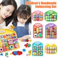 thumbnail image 3 of TQEHS Máquina de estampación a mano para niños, juego de perforadoras para manualidades, regalo para niños de 3 años en adelante^ U4K6, 3 of 6