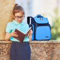 thumbnail image 4 of Elementary School Backpack Large Capacity Polyester Nylon School Bag for Kids Large Size(15X11.4X6.3In), 4 of 6
