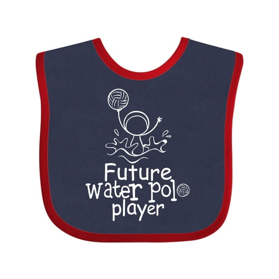 Inktastic Future Water Polo Player Boys or Girls Baby Bib