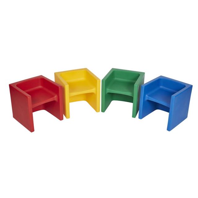 Early Childhood Resources ELR-14432-AS Tri-Me Kids Chair, Assorted Color - 4 Piece