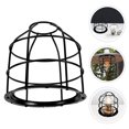 thumbnail image 3 of Pungan Metal Lamp Bulb Guard Cage Protective Cover, Metal Lampshade, 5.71 x 5.71 x 5.51 Inch, Industrial Style Light Fixture Shield, 3 of 10