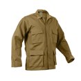 thumbnail image 2 of Rothco Poly/Cotton Twill Solid BDU Shirts - Coyote Brown, Large, 2 of 2