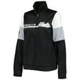thumbnail image 2 of Women's G-III 4Her by Carl Banks Black Brooklyn Nets Change Up Full-Zip Track Jacket, 2 of 3